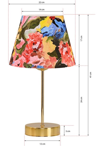 Parlak Çok Renkli Yağlı Boya Metal Gold Abajur, Şık ve Modern Dekorasyon fiyatları