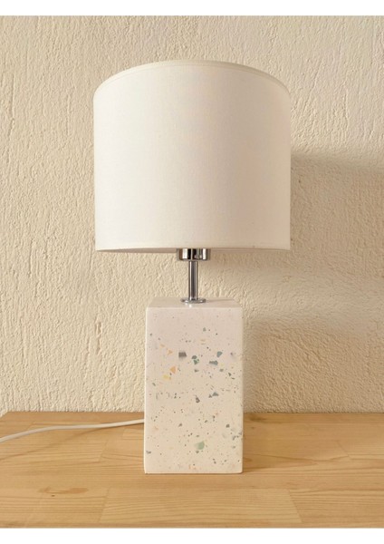 Beyaz Monet Terrazzo Abajur, Şık ve Modern Ev Dekoru Için Ideal Seçim modelleri