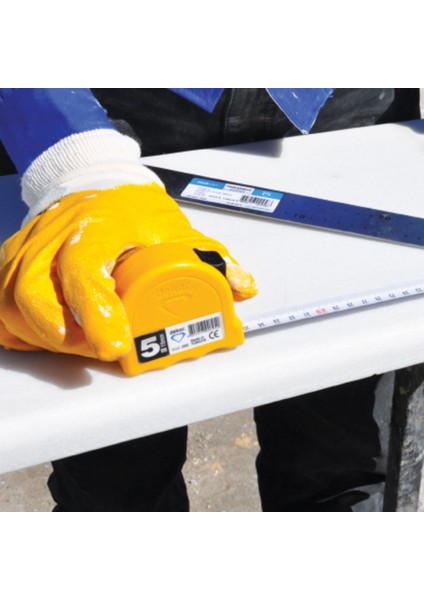 Sarı Çelik Şerit Metre, 5 Mt, 25 Mm, Dayanıklı ve Hafif Ölçüm Aracı modelleri