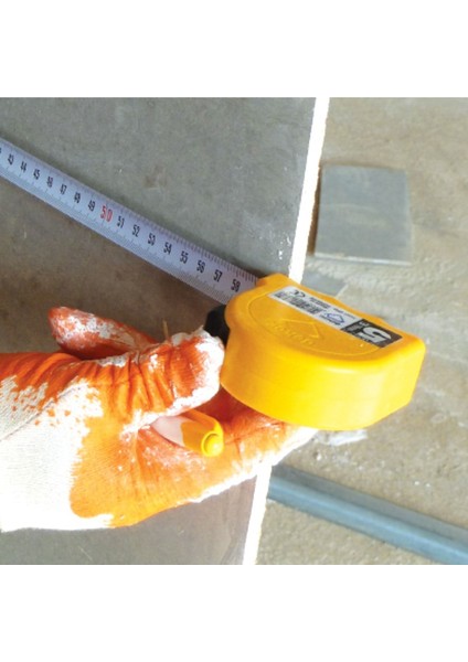 Sarı Çelik Şerit Metre, 5 Mt, 25 Mm, Dayanıklı ve Hafif Ölçüm Aracı indirimleri