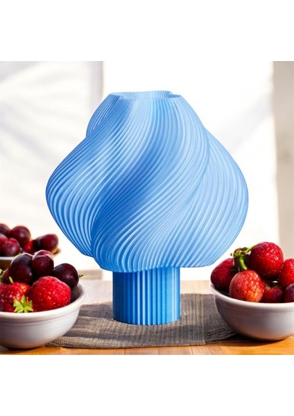 Modern Sarı ve Mavi Abajur, Şık Masa Lambası, Ev ve Ofis Aydınlatması modelleri