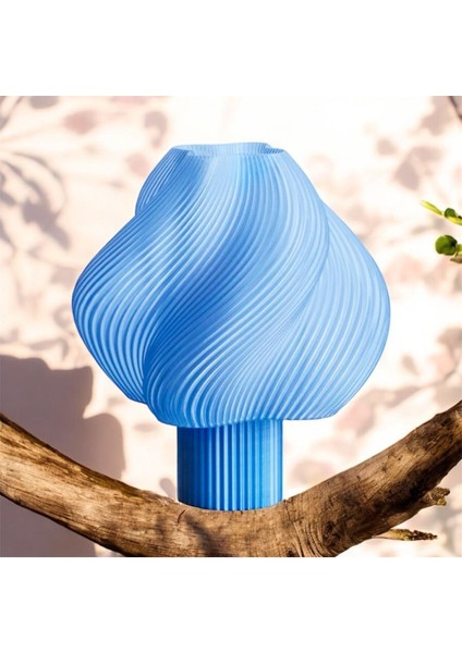 Modern Sarı ve Mavi Abajur, Şık Masa Lambası, Ev ve Ofis Aydınlatması fırsatları