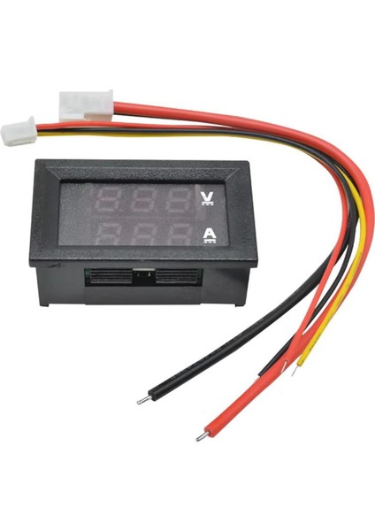 Çift LED Ekranlı 0.28 Inç Voltmetre ve Ampermetre Ölçüm Modülü