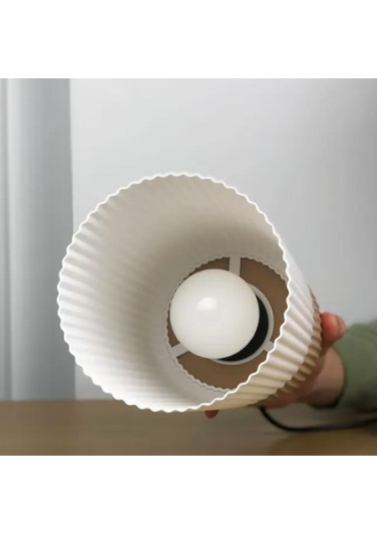 Modern Beyaz Lize Abajur, Şık ve Zarif Ev Dekorasyonu Için Ideal Seçim fırsatları