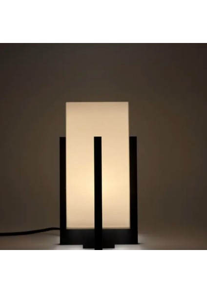 Modern Şık Halo Abajur Beyaz, Zarif ve Estetik Aydınlatma Seçeneği