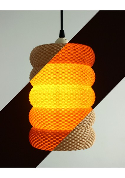 Kahverengi Ubuntu Abajur Avize, Şık ve Modern Dekorasyon Seçeneği