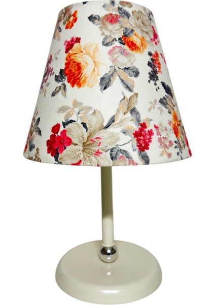 Renkli Kumaş Çiçekli Gece ve Masa Lambası Dekoratif Aydınlatma fiyatları