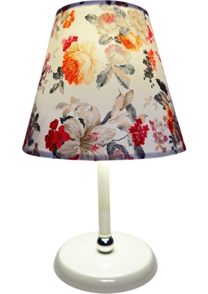 Renkli Kumaş Çiçekli Gece ve Masa Lambası Dekoratif Aydınlatma fırsatları