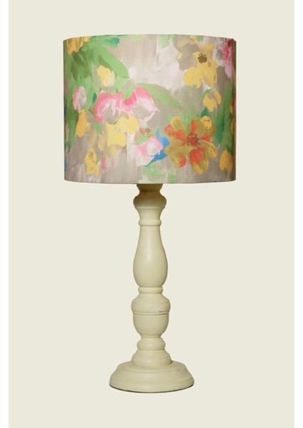 Pembe Çiçekli Modern Abajur, Şık ve Dekoratif Aydınlatma Seçeneği modelleri