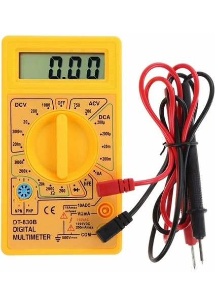 Dijital Çok Fonksiyonlu Ölçü Aleti, Buzzerli, Hassas ve Güvenilir Ölçüm Aracı