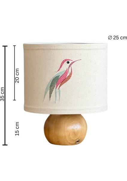 El Yapımı Ahşap Abajur, Şık ve Doğal Dekorasyon, Sıcak Atmosfer Sağlar fırsatları
