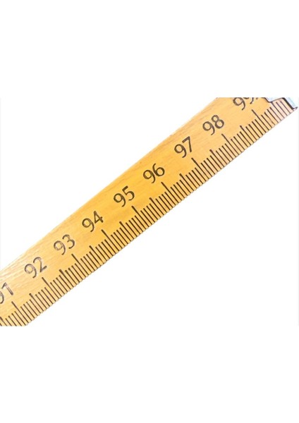 Ağaç Metre 1 Mt, Yüksek Kaliteli Ahşap Ölçüm Aracı