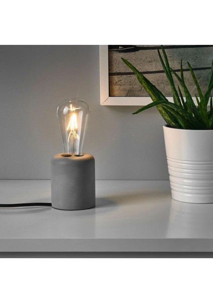 Gri Beton Abajur 10 Cm, Şık ve Modern Tasarım ile Işıklandırma Keyfi fiyatları