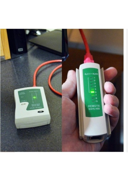 Ağ Kablo Test Cihazı, RJ45, RJ11, RJ12, Cat 5, Utp, Lan Testörü fiyatları