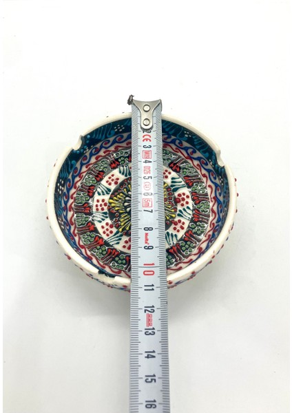 Geleneksel Osmanlı Motifli Ince Desenli El Yapımı 10 cm Küllük fiyatları