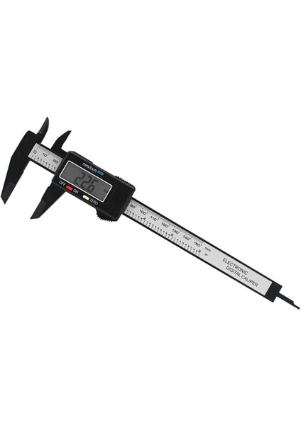 Dijital Plastik Kumpas 150MM LCD Ekran, Hassas Ölçüm, Lastik Derinlik, Çap, Inç ve mm indirimleri