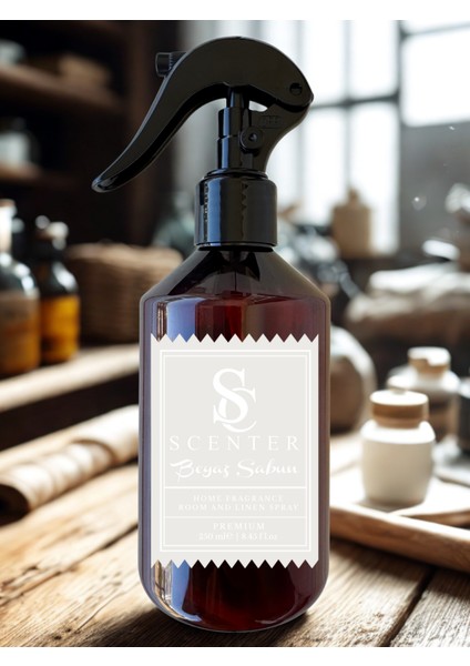 Beyaz Sabun Oda ve Çamaşır Spreyi Oda Kokusu 250 ml