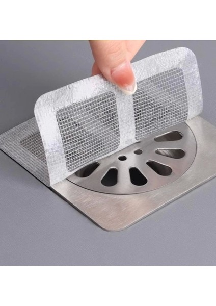 Pratik 10'lu Lavabo ve Banyo Süzgeci, Sineklik Tamir Kiti, Hızlı ve Kolay Kullanım