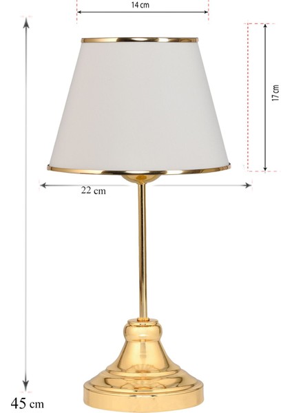 Şık Bej Metal Abajur, Modern ve Zarif Tasarım, Evinize Şıklık Katar fiyatları