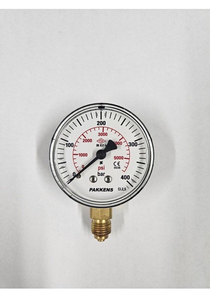 Çap 63, 400 Bar, Kuru Manometre, Dayanıklı ve Güvenilir Ölçüm Cihazı