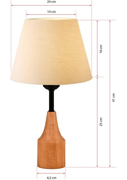 Şık Ahşap Ayaklı Krem Kumaş Abajur, Ev Dekoru Için Güzel Seçenek fiyatları