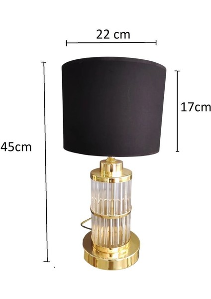 Şapkalı Abajur, Üfleme Cam, 45CM, Şık ve Modern Dekoratif Aydınlatma indirimleri