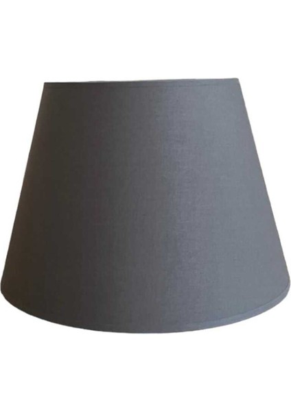 25'lik Antrasit Abajur Şapkası, Modern ve Şık Tasarım, Kaliteli Malzeme.