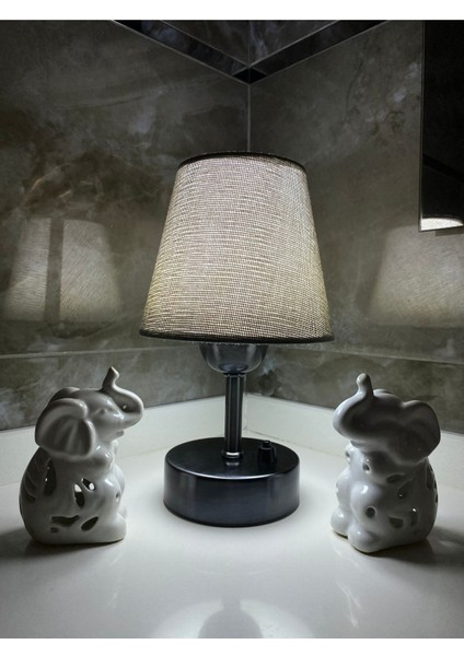 Şık Pilli Abajur ve Masa Lambası, Gece Işığı, Modern Dekoratif Aydınlatma fırsatları