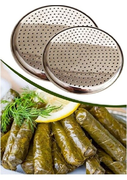 24 cm Paslanmaz Çelik Delikli Pizza ve Dolma Sarma Altlığı, Dayanıklı ve Pratik Kullanım fiyatları
