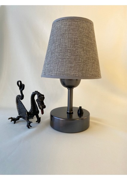 Şık Pilli Abajur ve Masa Lambası, Gece Işığı, Modern Dekoratif Aydınlatma