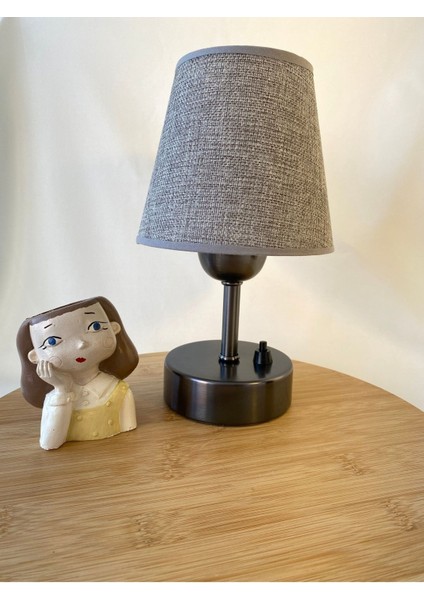 Şık Pilli Abajur ve Masa Lambası, Gece Işığı, Modern Dekoratif Aydınlatma