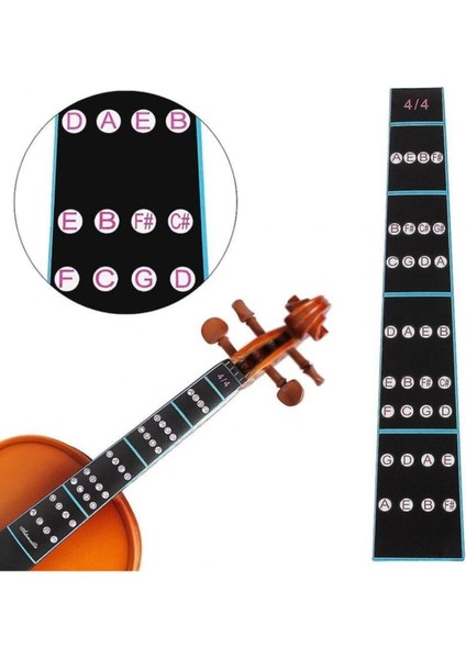 4/4 Keman Boyu Için Klavye Nota Yapıştırma Sticker, Kolay ve Şık Kullanım Sağlar modelleri
