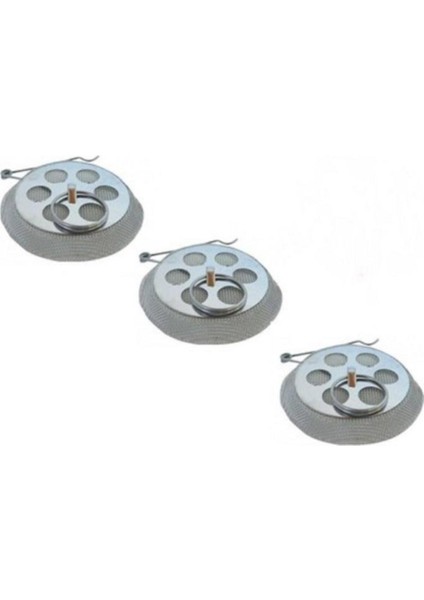 Minik Home Demlik Iç Sök-Tak Çay Süzgeci, 3'lü, Gri Renkli, Kullanışlı ve Pratik Ürün