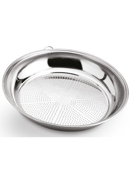 Paslanmaz Çelik Süzgeç 34 Cm, Dayanıklı ve Şık Makarna Süzgeci
