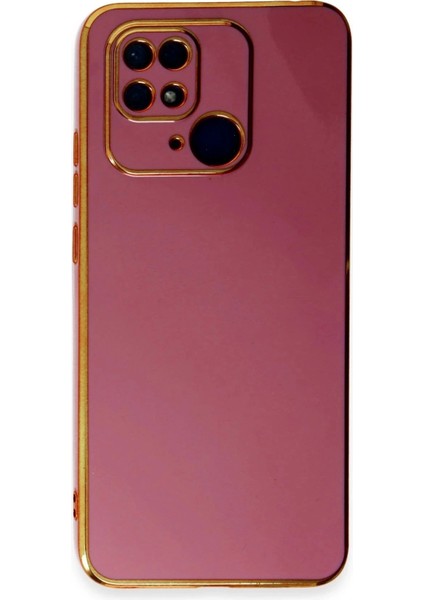 Newface Xiaomi Redmi 10C Kılıf Volet Silikon - Kırmızı
