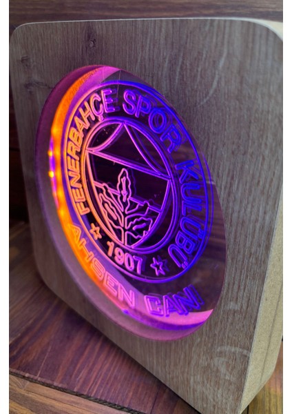 Sarı Taraftar Gece Lambası, Şık ve Parlak Dekoratif Aydınlatma fiyatları