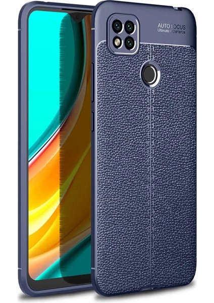 Newface Xiaomi Redmi 9c Kılıf Auto Focus Kapak - Lacivert