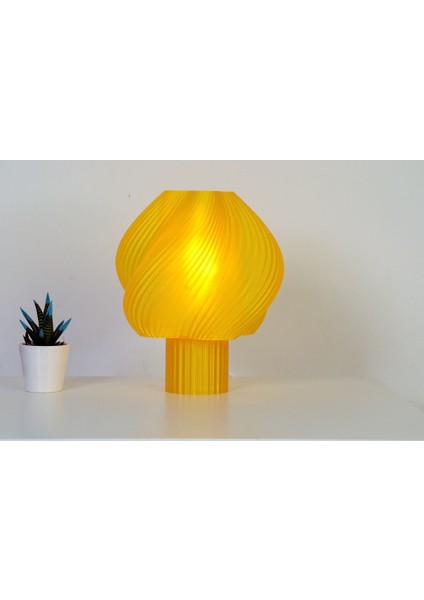 Şık Beyaz Modern Abajur, Ev ve Ofis Için Zarif Aydınlatma Seçeneği