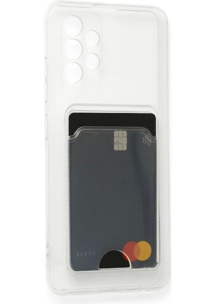 Newface Samsung Galaxy A33 5g Kılıf Kart Şeffaf Silikon - Şeffaf fiyatları