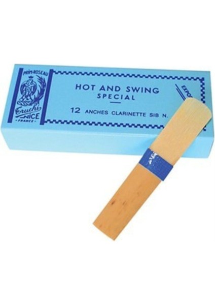 1 Numara Klarnet Kamışı, Mavi Kuşak, Tekli, Kaliteli ve Güvenilir Malzeme