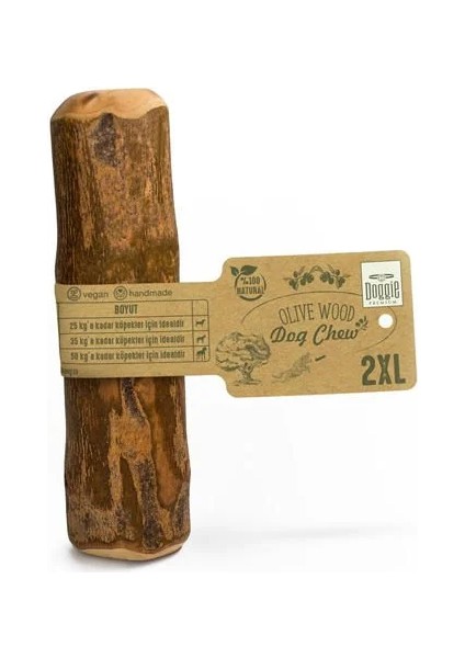 Doğal Zeytin Ağacı Köpek Çiğneme Oyuncağı Xxlarge