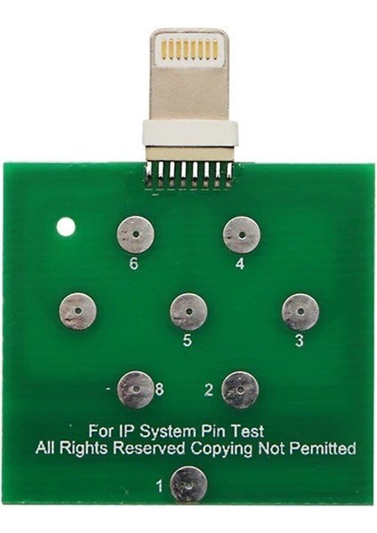 Mikro USB 8 Pin Test Kartı, iPhone ve Telefonlar Için Güç ve Şarj Kontrolü