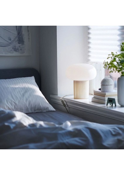 Beyaz Abajur, Şık ve Modern Dekoratif Aydınlatma Seçeneği modelleri