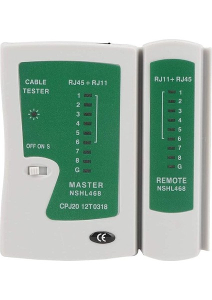 Ağ ve Ethernet Kablo Test Cihazı, RJ45, RJ11, RJ12, Cat5-6-7 Utp Ölçüm fiyatları