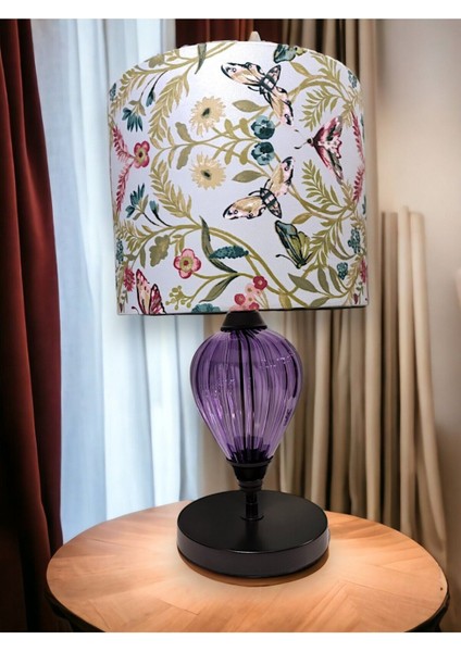 Mavi Abajur, Şık ve Modern Dekoratif Lamba, Ev ve Ofis Kullanımı Için Ideal fiyatları