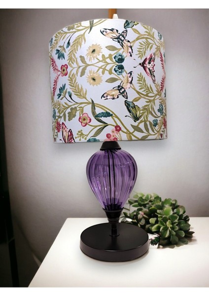 Mavi Abajur, Şık ve Modern Dekoratif Lamba, Ev ve Ofis Kullanımı Için Ideal modelleri