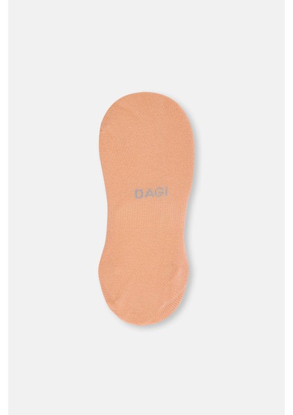 Mavi-Turuncu Kadın 2'li Pamuklu Basıc Görünmez Çorap modelleri