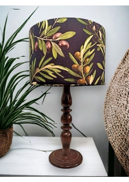 Çok Renkli Zeytin Ağacı Abajur, Şık ve Sıcak Atmosfer Yaratır fırsatları