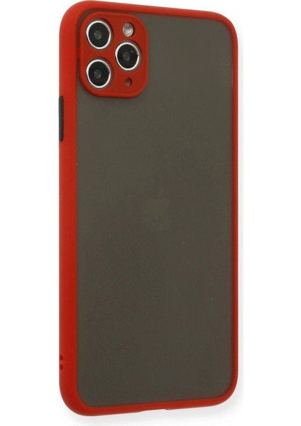 Newface iPhone 11 Pro Max Kılıf Montreal Silikon Kapak - Kırmızı fiyatları
