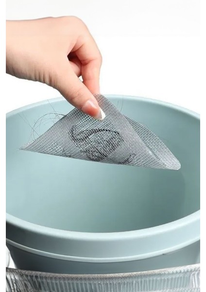 Yapışkanlı Banyo Gider Koruyucu ve Saç Toplayıcı, 10'lu Set indirimleri